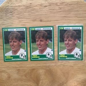 1989 Score Troy Aikman Football Card